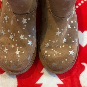 UGG Brown Boots with Silver Stars